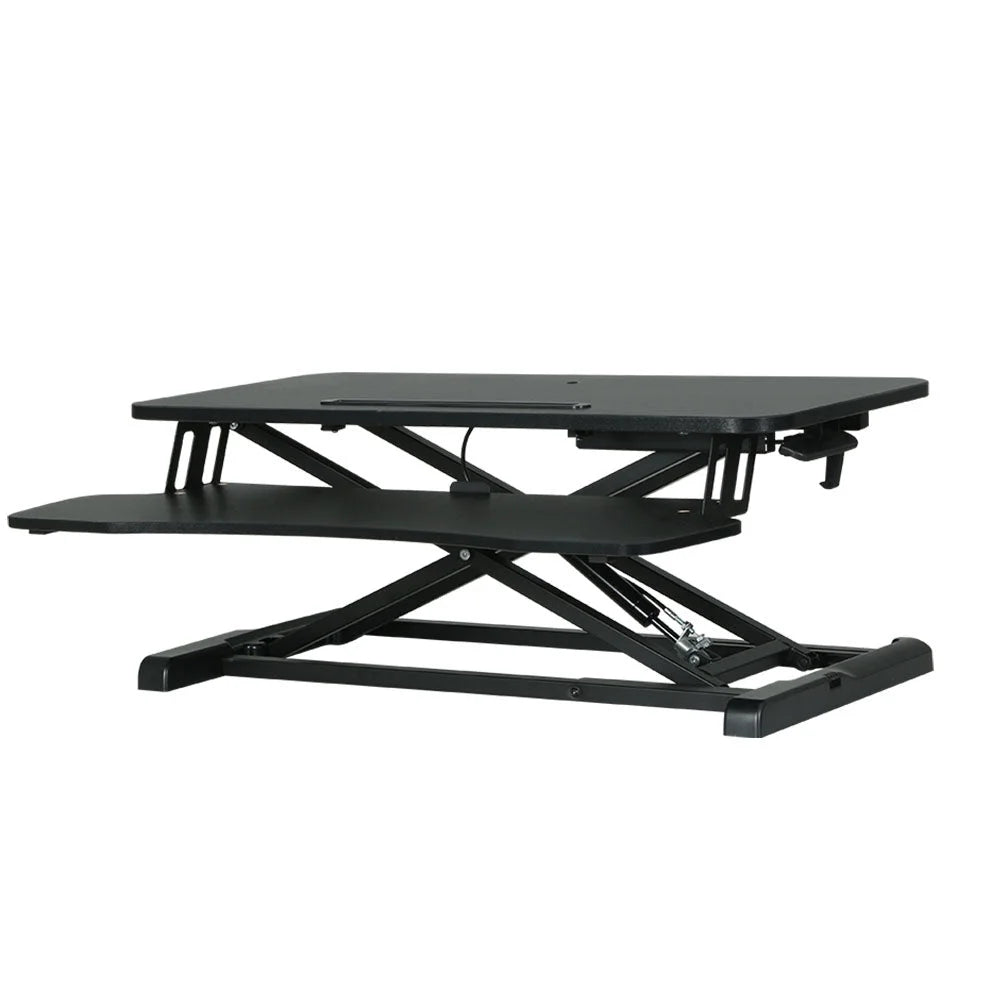 Standing Desk Riser Height Adjustable black 80cm 836
