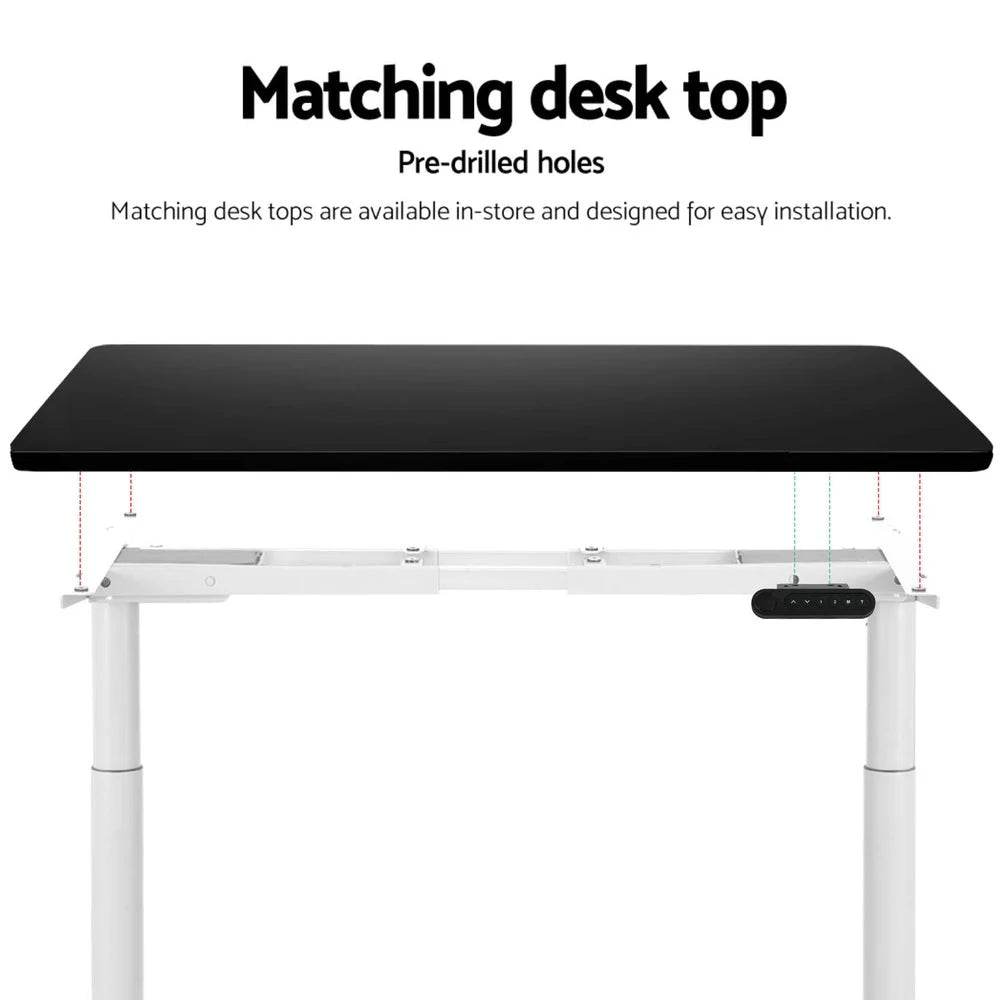Standing Desk Sit-Stand Motorised Adjustable Frame Only