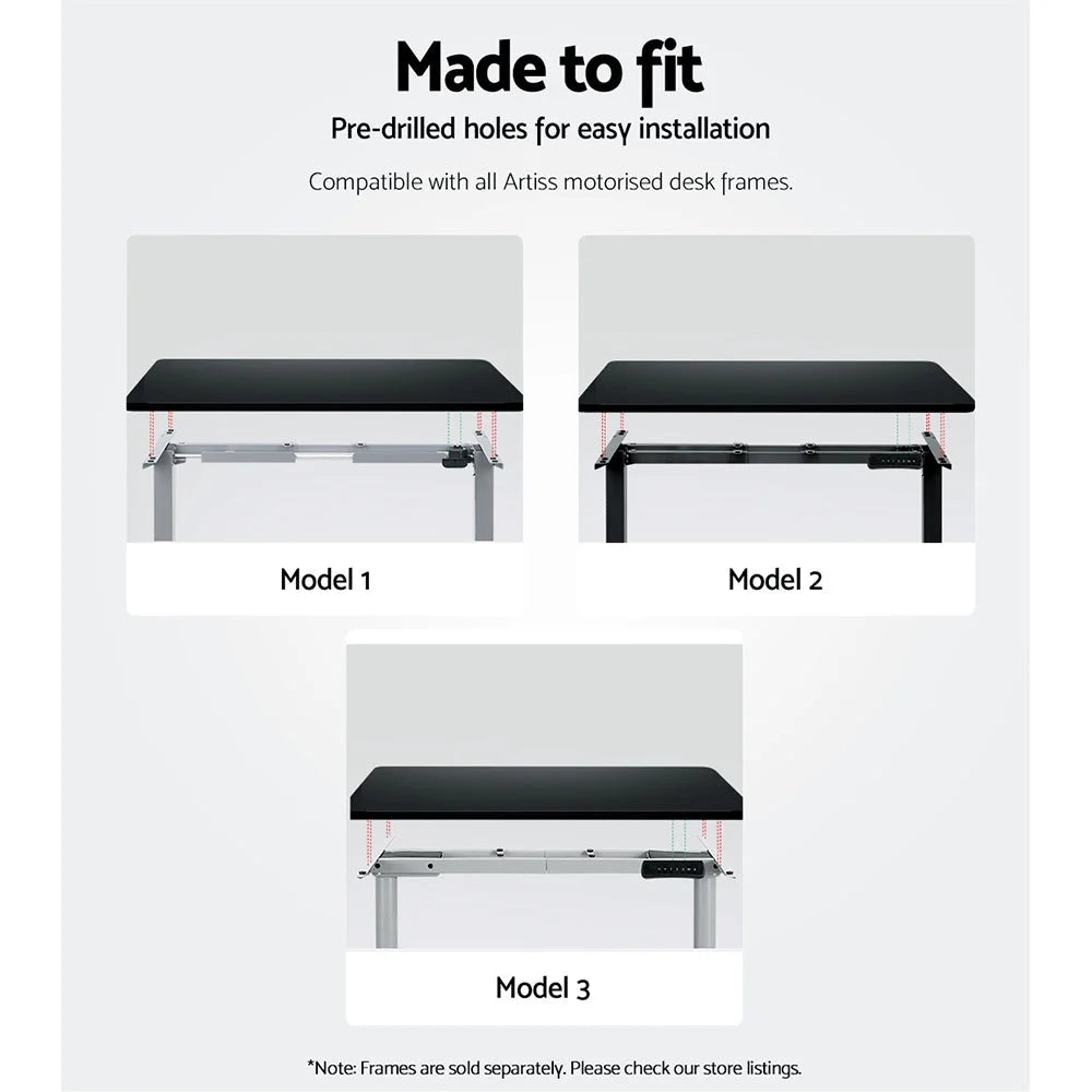 Standing Desk Top 120CM - Black