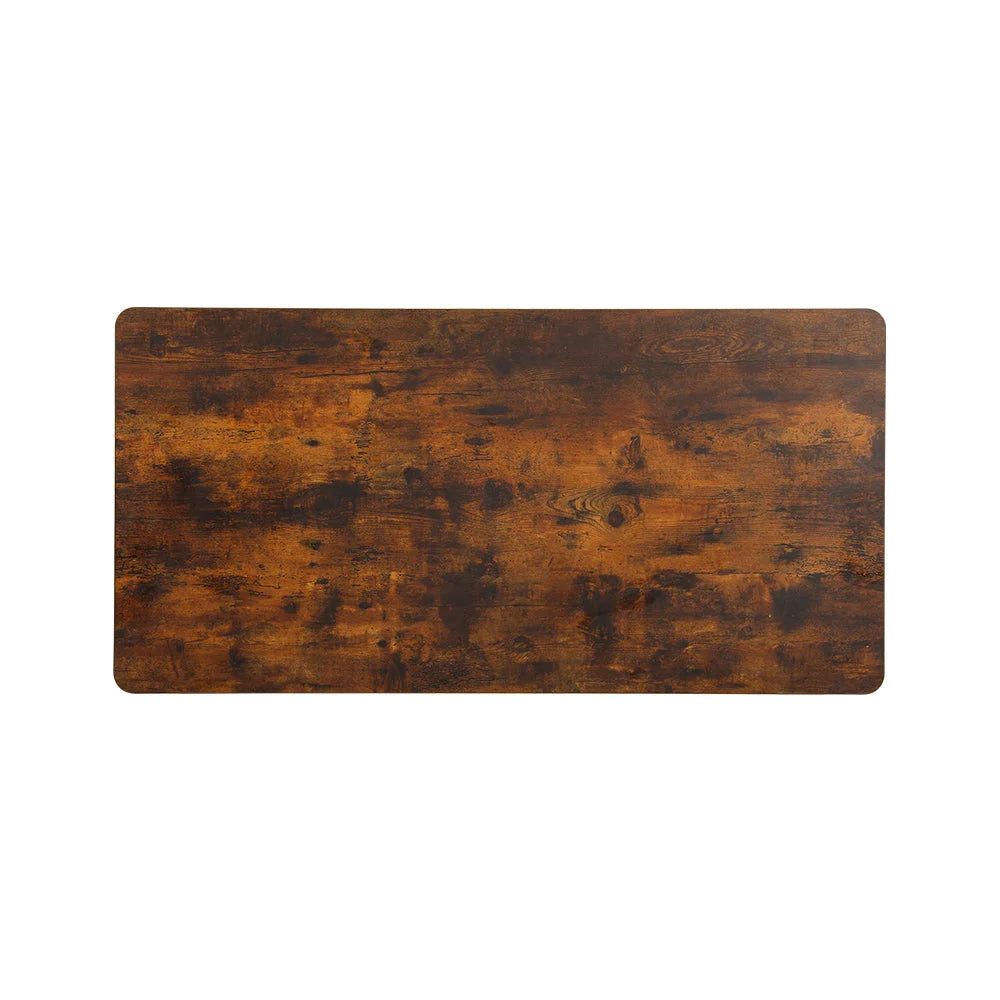 Brown 120cm desk for study or home office workspaces