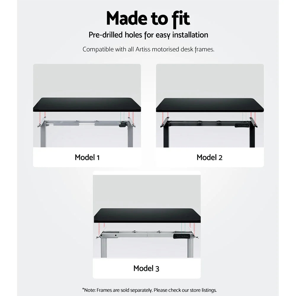 Standing Desk Top 140CM black 837