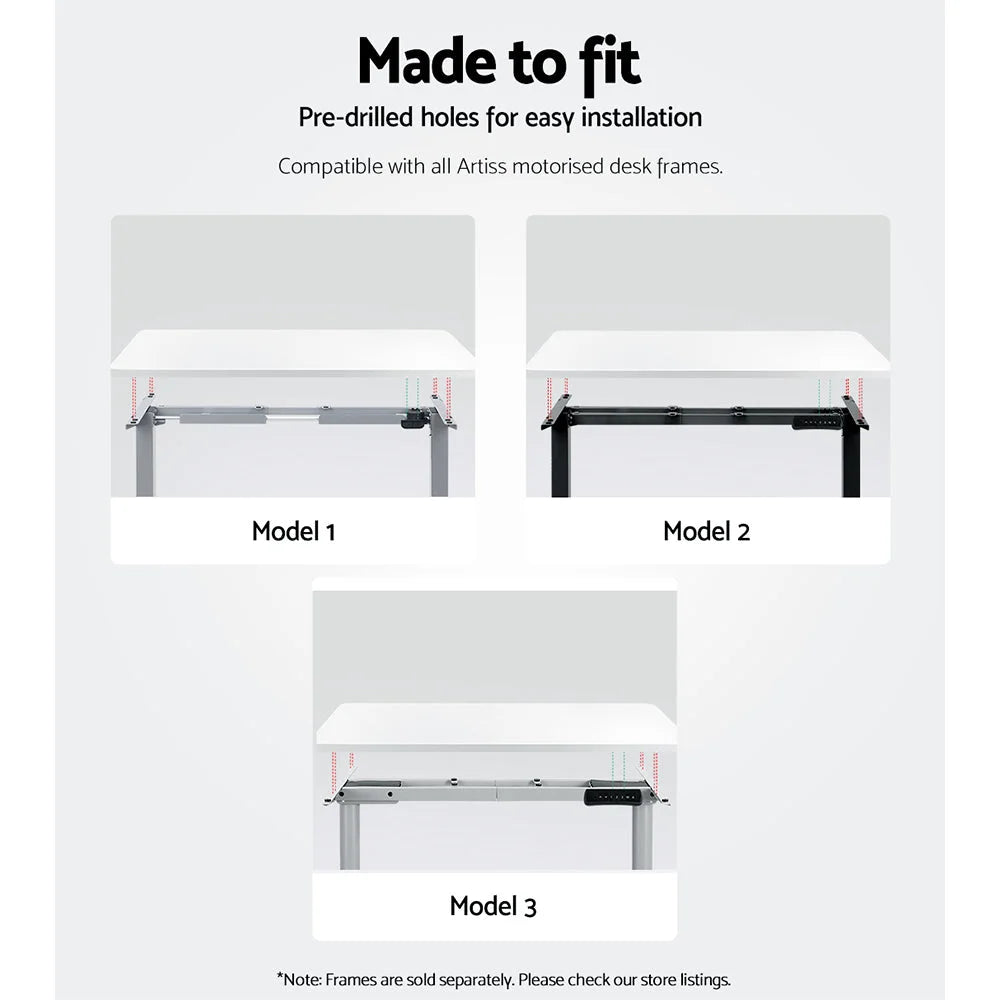Standing Desk Top 140CM - White