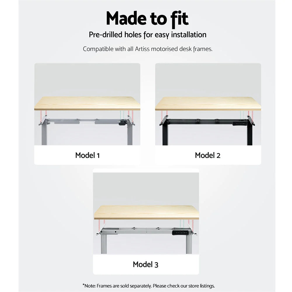 Standing Desk Top 140CM - White Oak