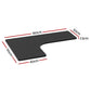 Standing Desk Top L-Shape Black 160CM - Furniture