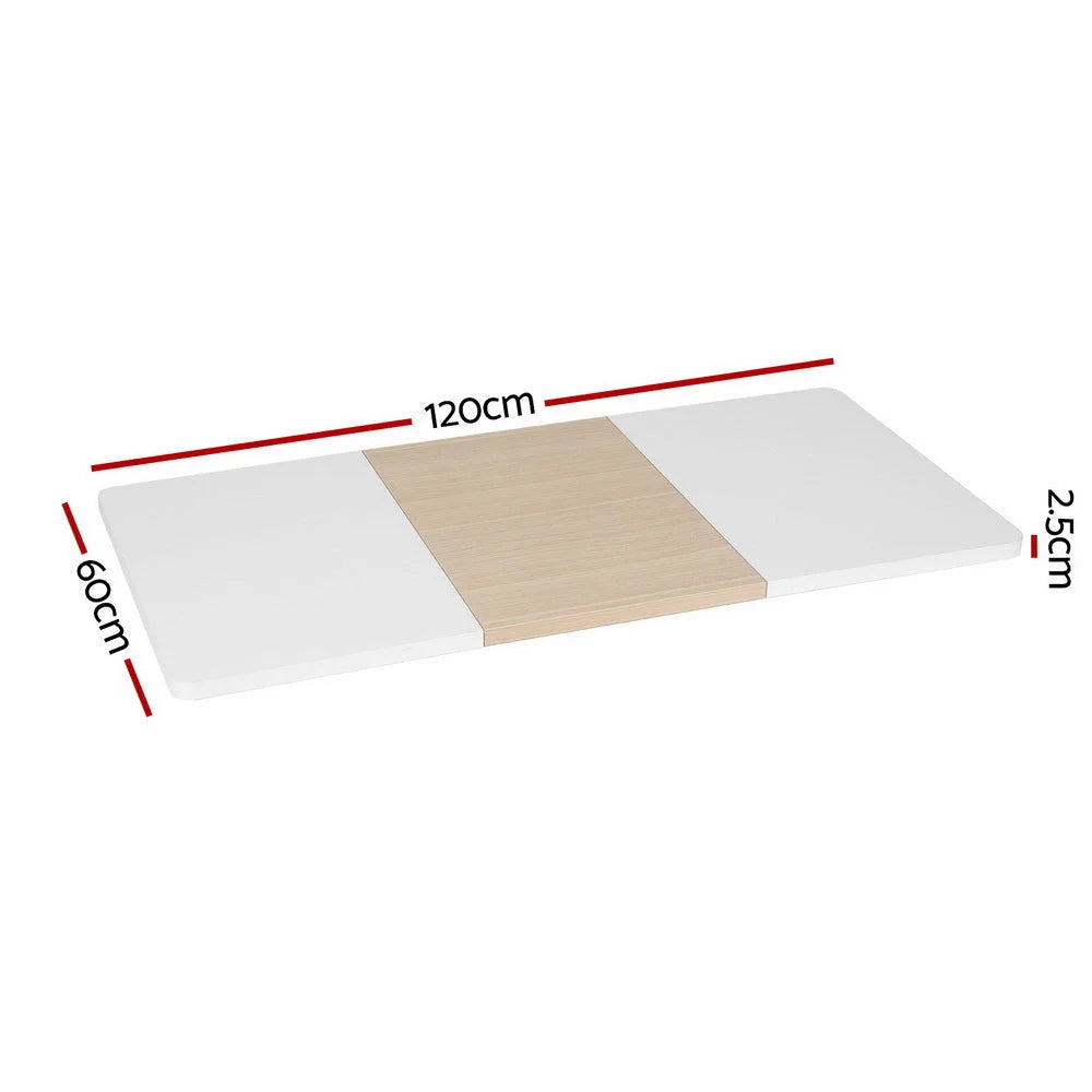 Standing Desk Top White Pine 120CM - Furniture