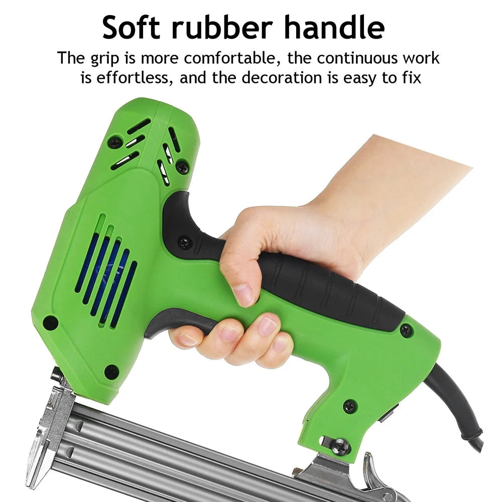 Staple Gun Straight Nail Nailer Heavy Duty Woodworking