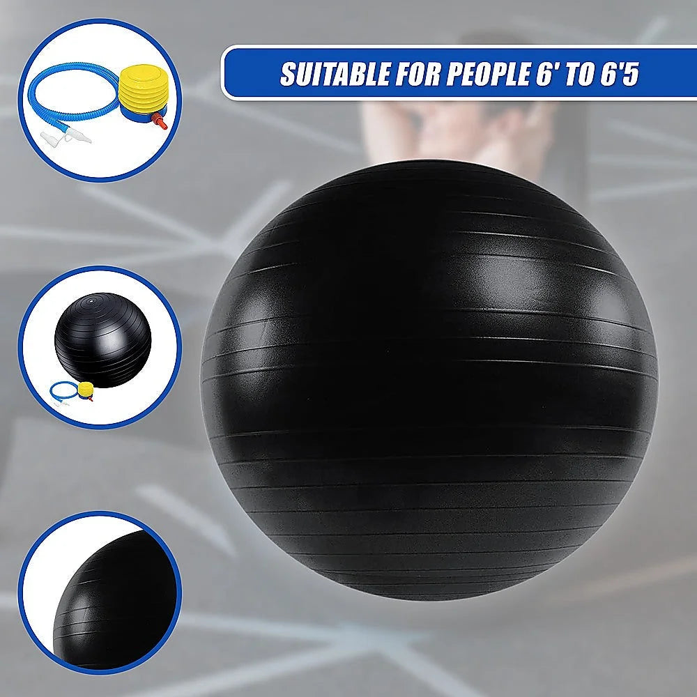 Static Strength Exercise Stability Ball 75cm with Pump