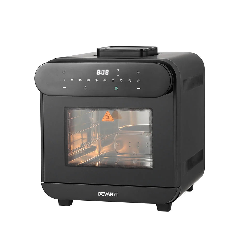 Steam Air Fryer Oven 15L with LCD Touch 1600W - Appliances