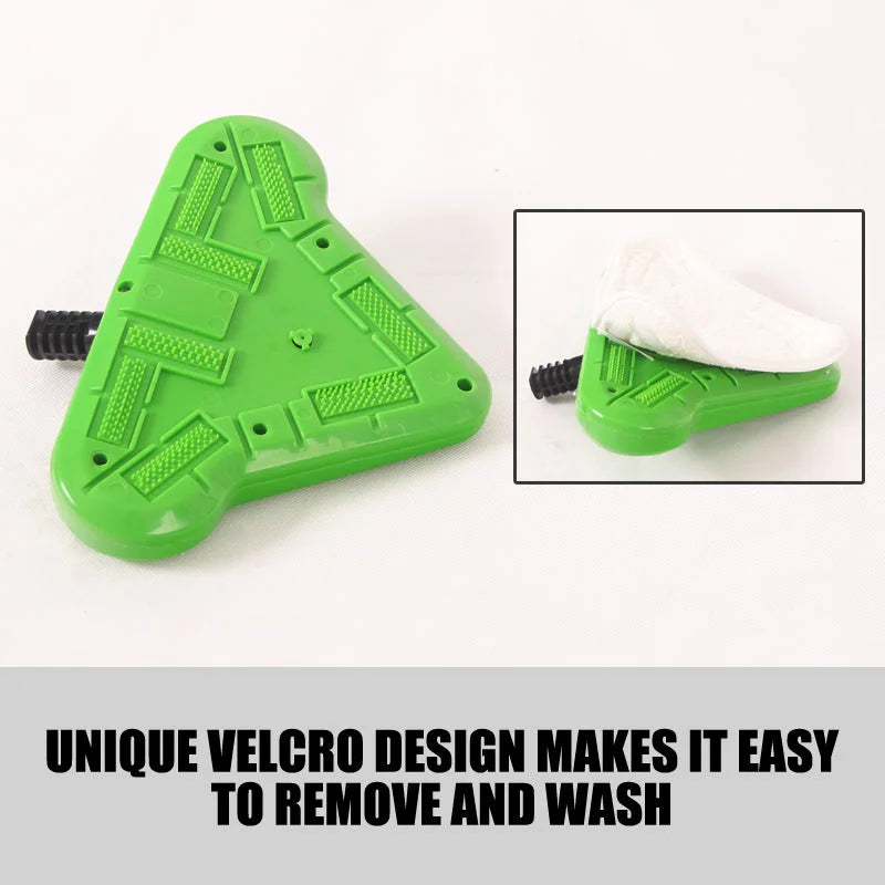 Steam mop cleaner with size cues and product form