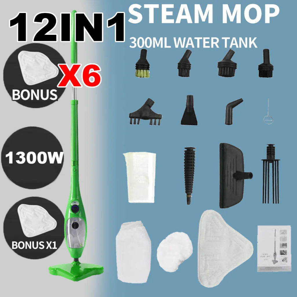 Steam Mop Handheld Carpet Cleaner High Pressure Steamer