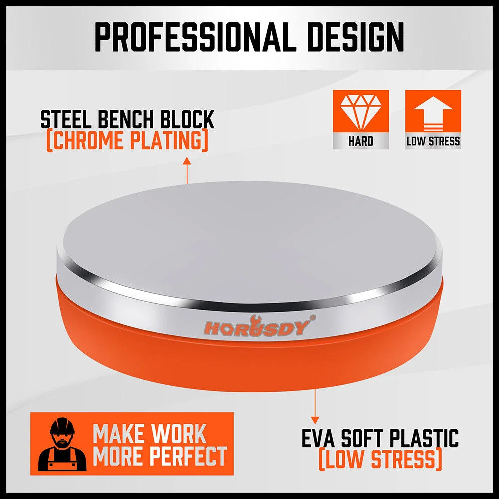 Steel Bench Block Jewelry Stamping Tool Mirror Polishing