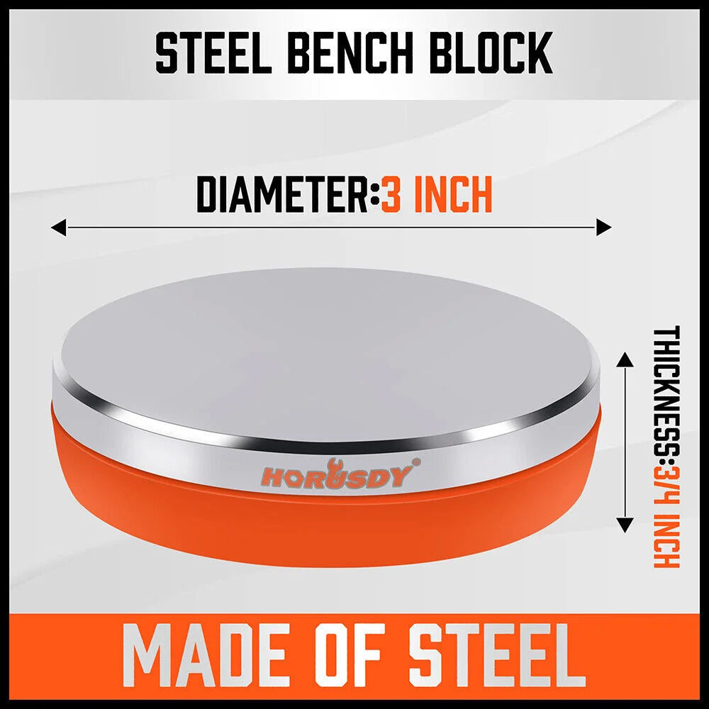 Steel Bench Block Jewelry Stamping Tool Mirror Polishing