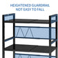 Steel Black Retractable Kitchen Microwave Oven Stand 2X 3 Tier Multi-Functional Shelves Storage Organizer