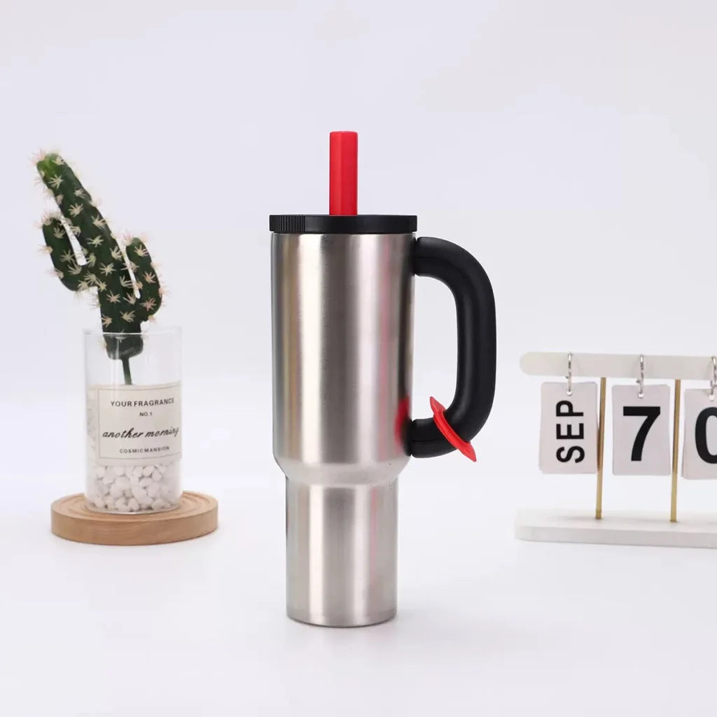 Steel Color 40oz Macron Stainless Insulated