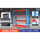 Steel Racks Shelves Garage Storage Warehouse Tyre Shelving