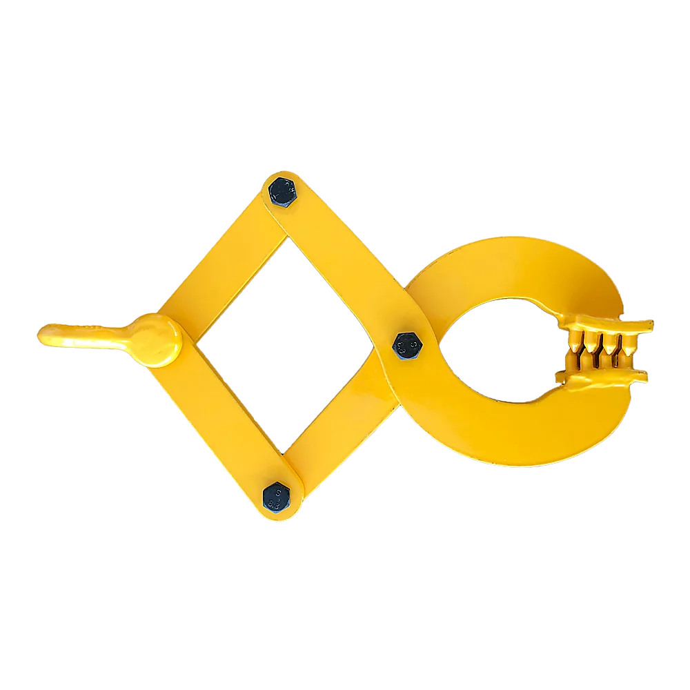 Steel Single Scissor Pallet Puller Clamp - 1 Ton Capacity