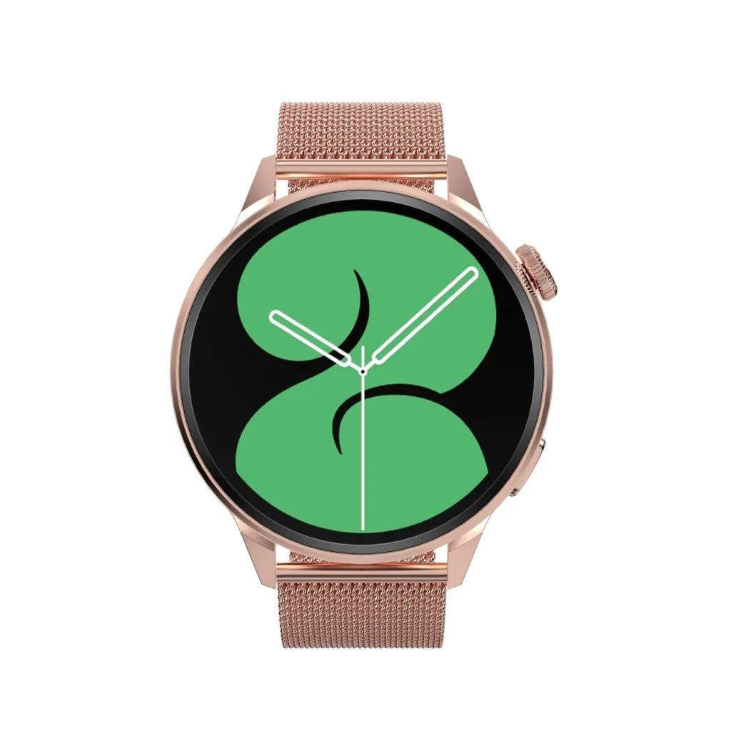 Steel Smart Watch With Colour Screen - Dt4 - Gold - Fashion