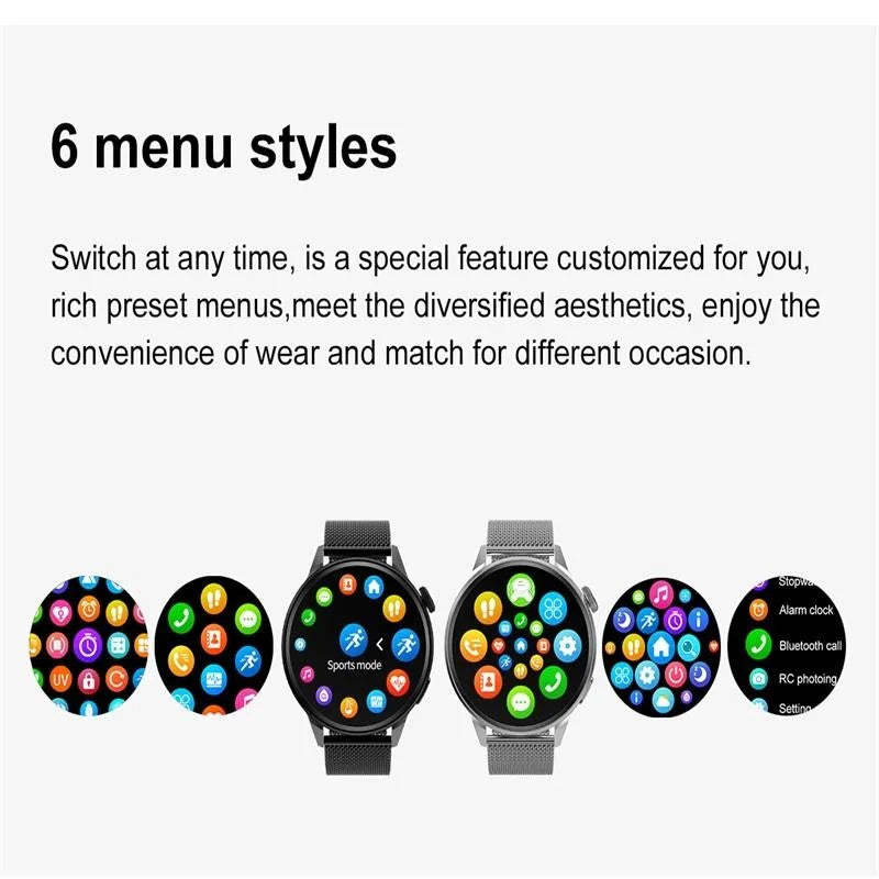 Steel Smart Watch With Colour Screen - Dt4 - Gold - Fashion