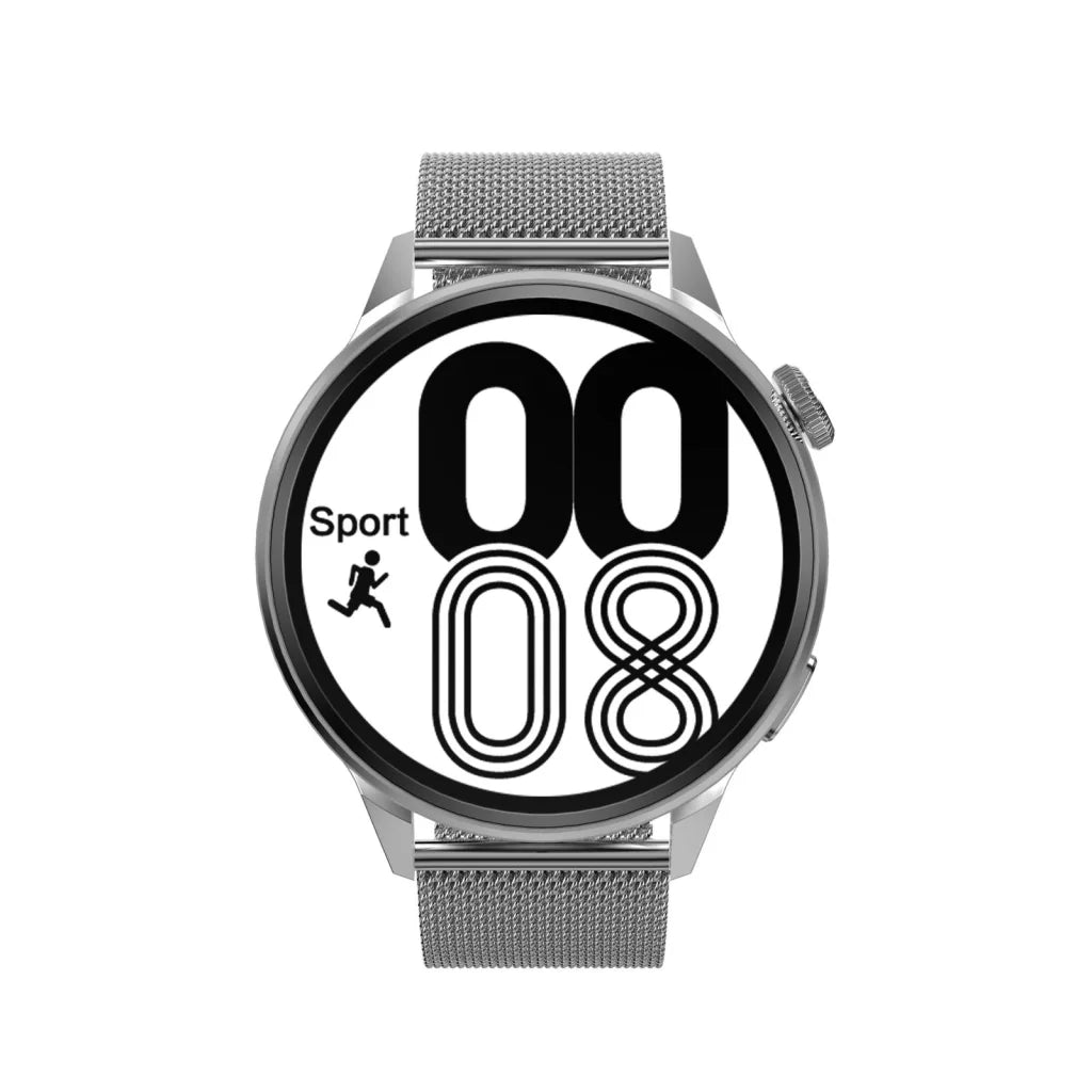 Steel Smart Watch With Colour Screen - Dt4 - Gold - Fashion