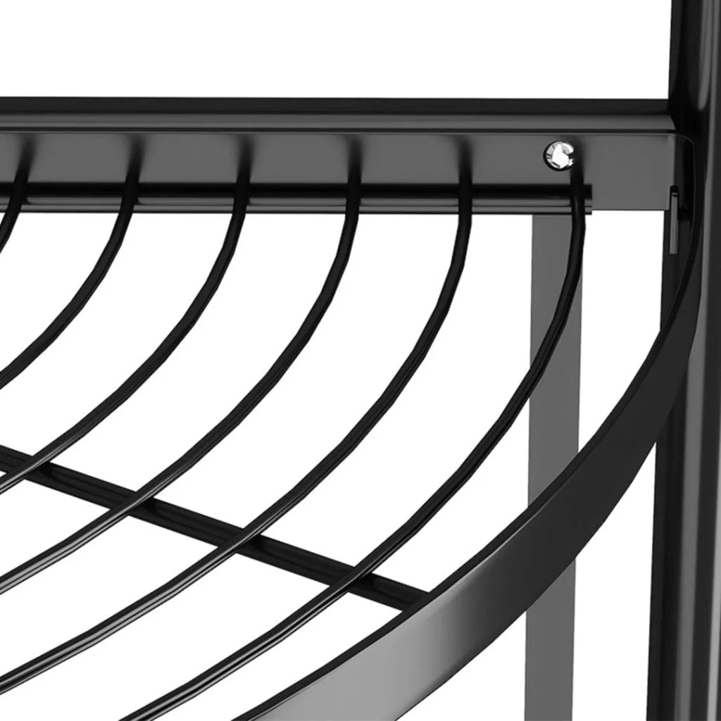 Steel Triangular Corner Stand 4 Tier Multi-Functional Shelves Portable Storage Organizer