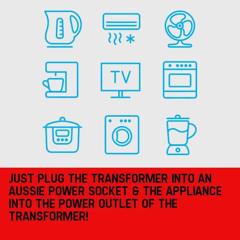 Step Down Transformer GENPOWER 1000W 240v-110v Voltage