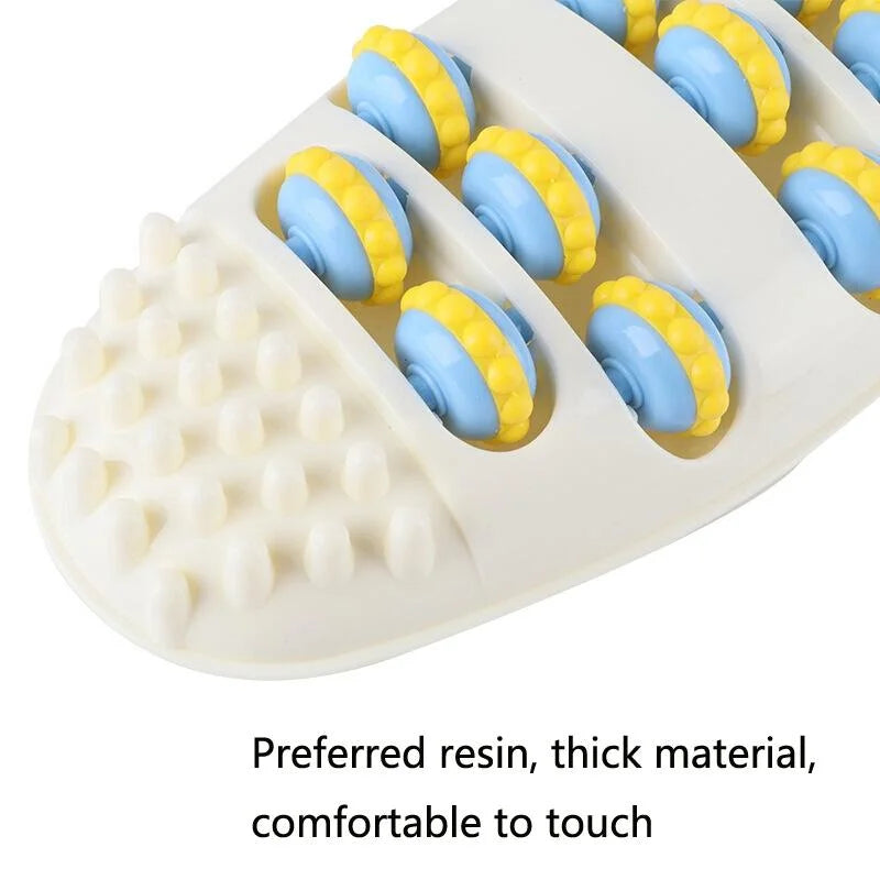 Stimulating Foot Massager Kneading Acupuncture Roller White