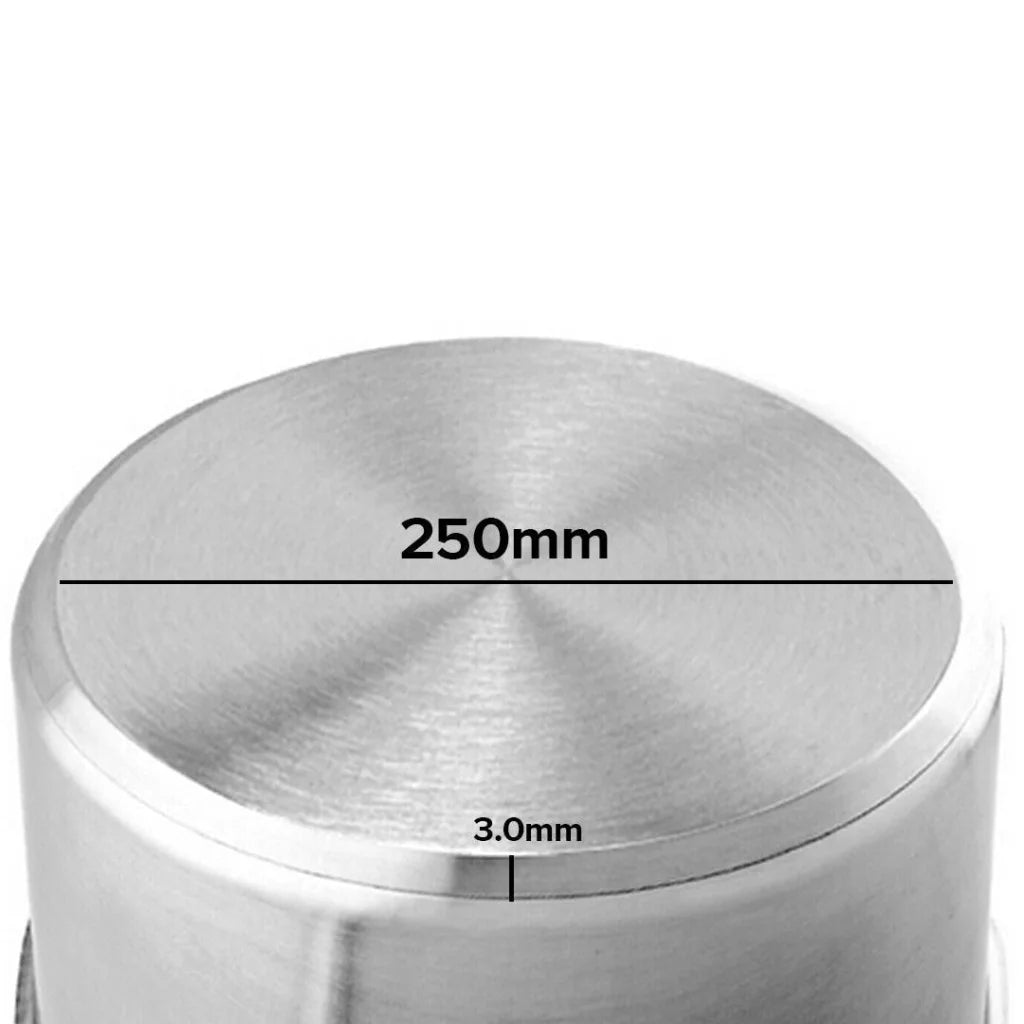 Stock Pot Premium 12L Thick Stainless Steel 18/10 Top Grade