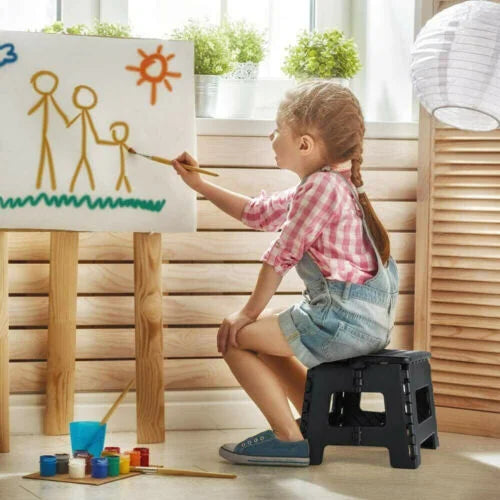 Chair with stool foldable outdoor bathroom