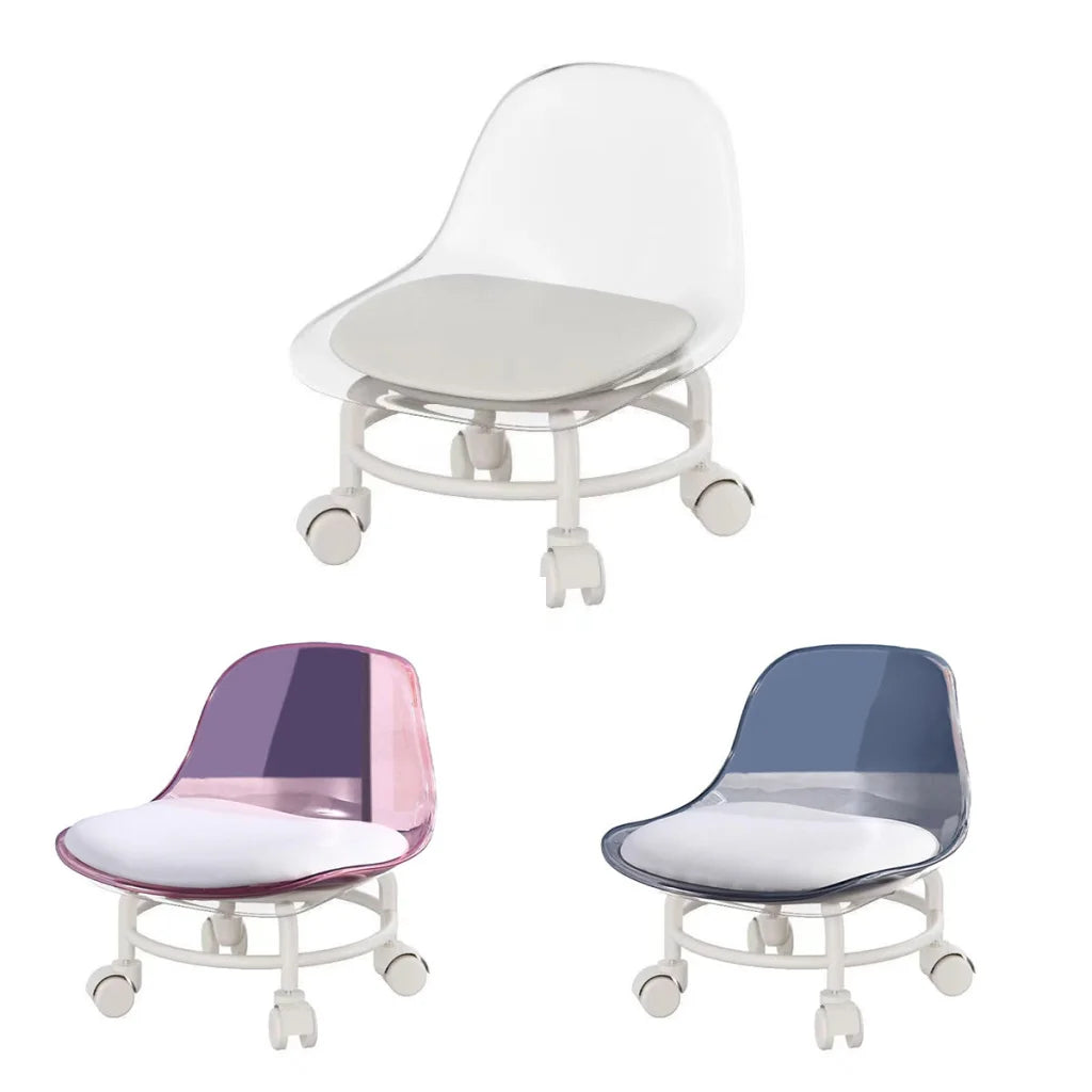 Grey stool universal wheels with boxed accessories and matching pieces