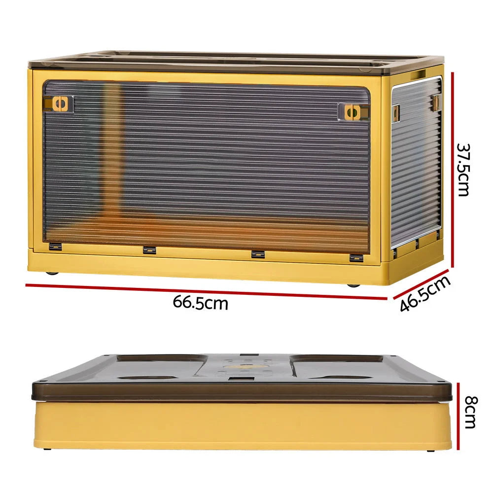 Storage Container Foldable Stackable Large 115L 5 Sides