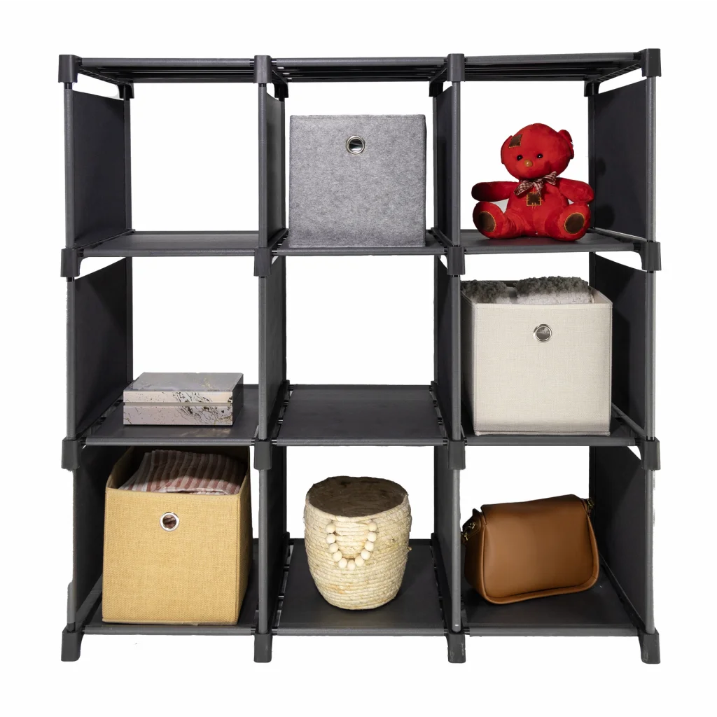 Storage Organizer 9 Cubes Wardrobe Closet Storage Shelves