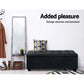 Storage Ottoman Premium Charcoal bedroom 321