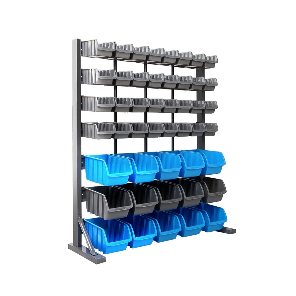 Storage Shelving Rack 47 Bin - Tools Storage