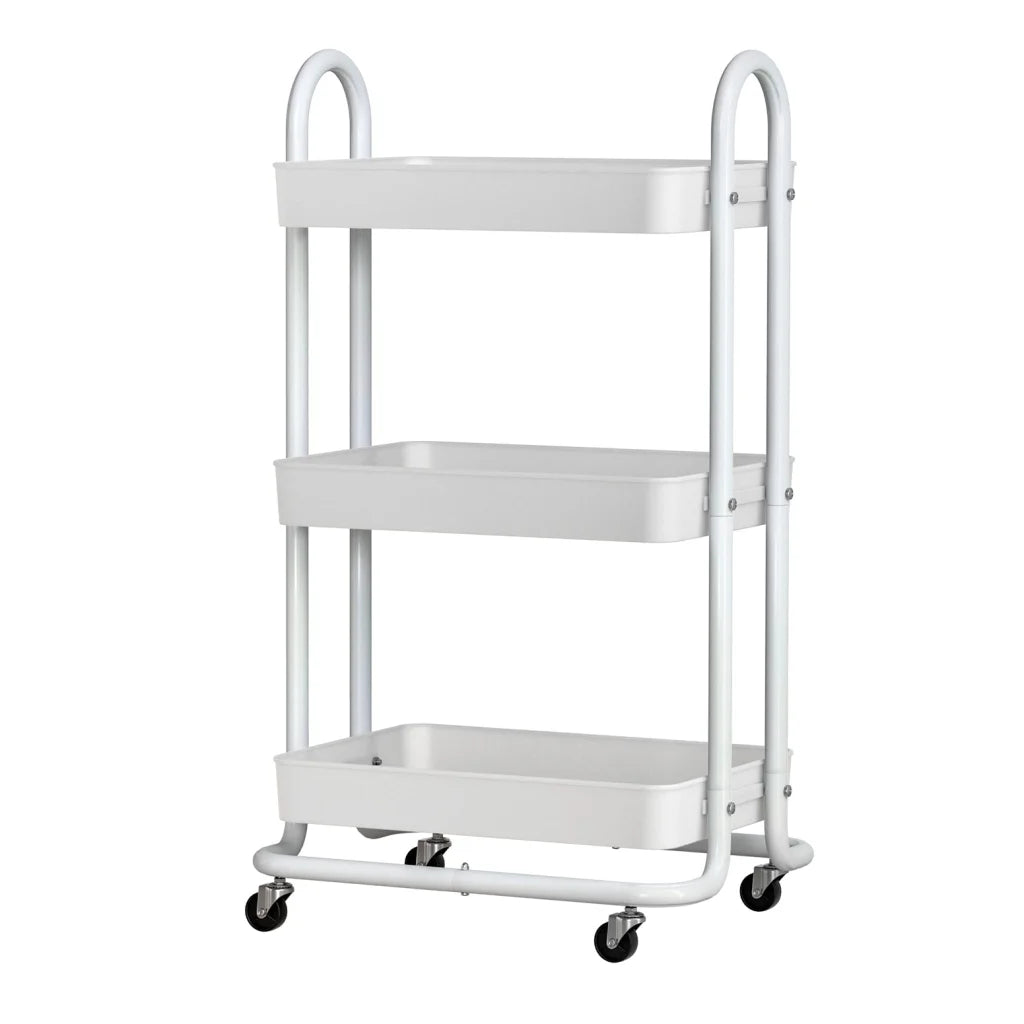 Storage Trolley Kitchen Cart 3 Tiers Rack Shelf Organiser