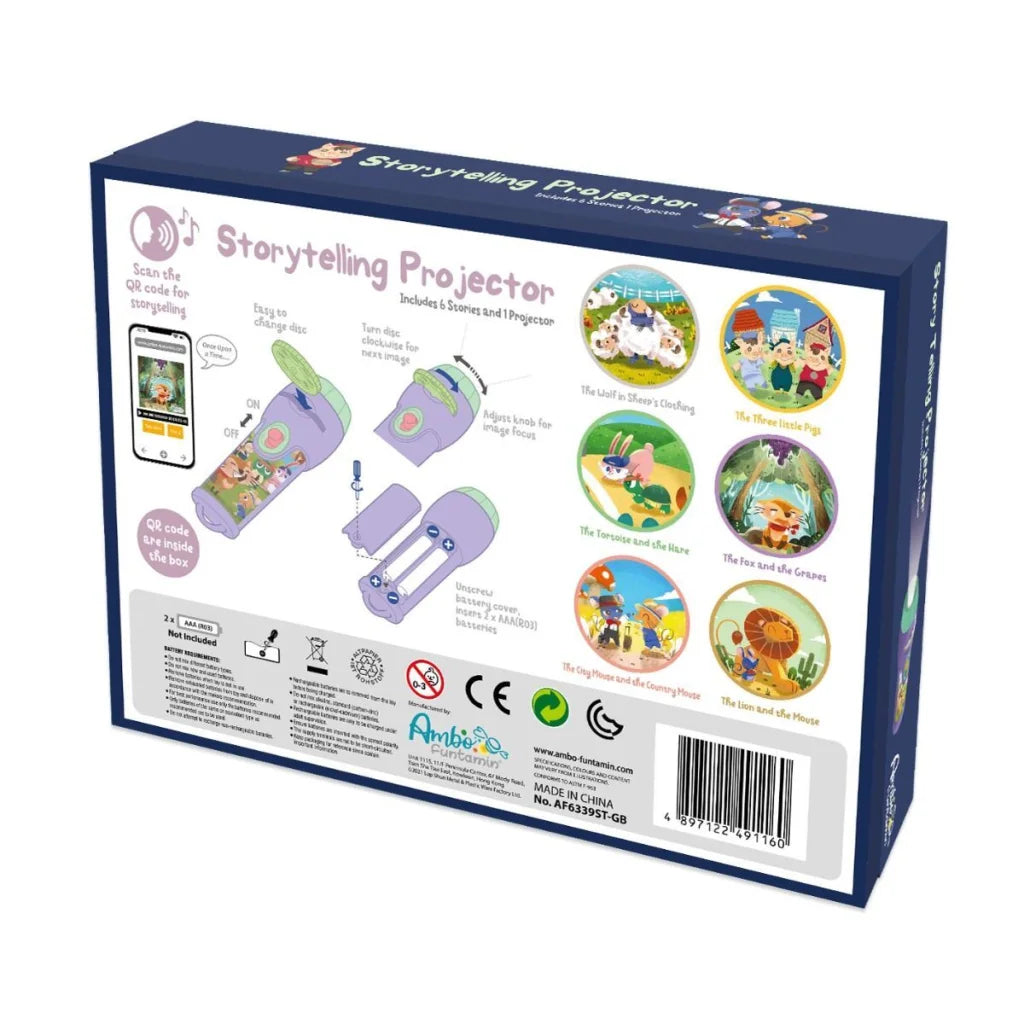 Storytelling Torch Projector 6 Stories Gift Set - Audio