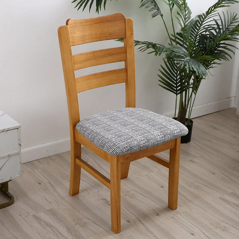 Stretch Dining Chair Seat Covers Removable Seat Cushion