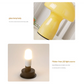 Stripe-Pure Green Retro Swirl Glass Mushroom Table Lamp
