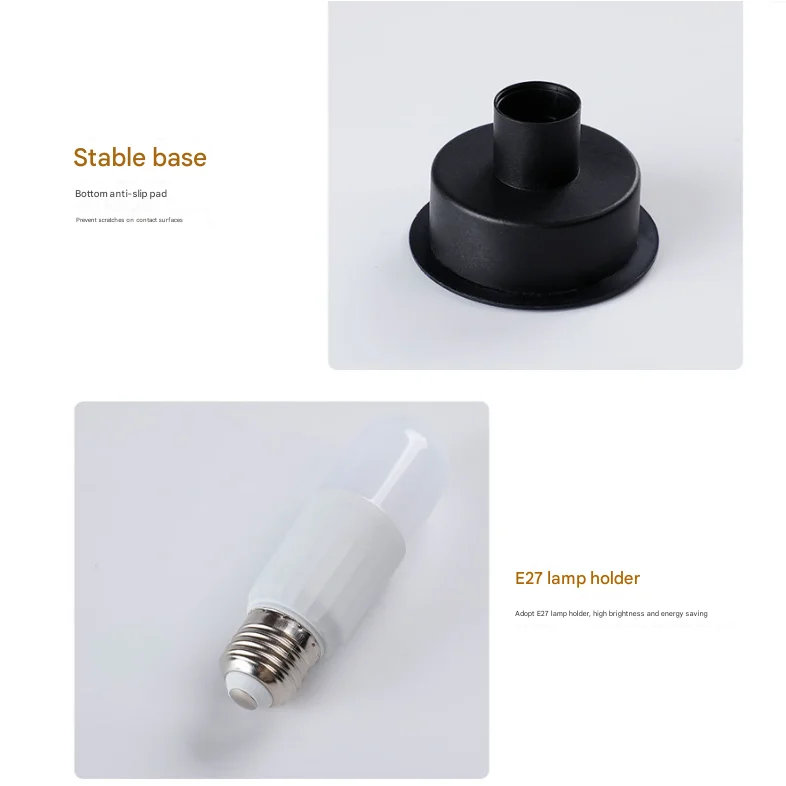 Stripe-Pure Grey-white Retro Swirl Glass Mushroom Table