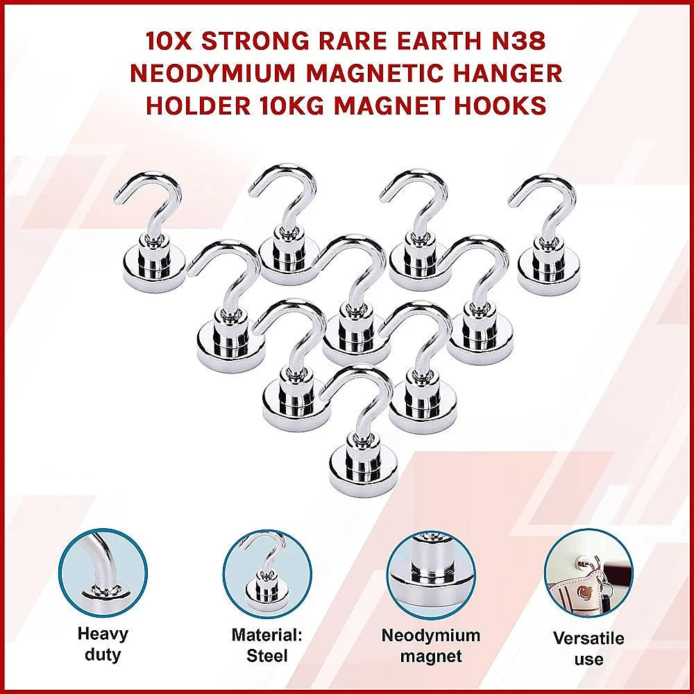 Strong Rare Earth N38 Neodymium Magnetic Hanger Holder 10kg