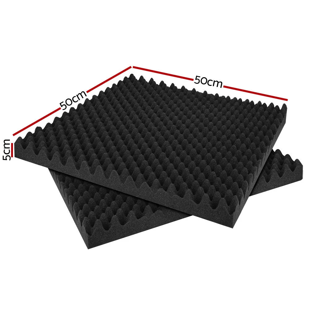 Foam Panels Sound Absorption Eggshell Tiles 60pcs Studio Acoustic