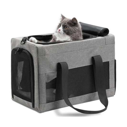 Sturdy & Breathable Pet Carrier for Small Cats & Dogs