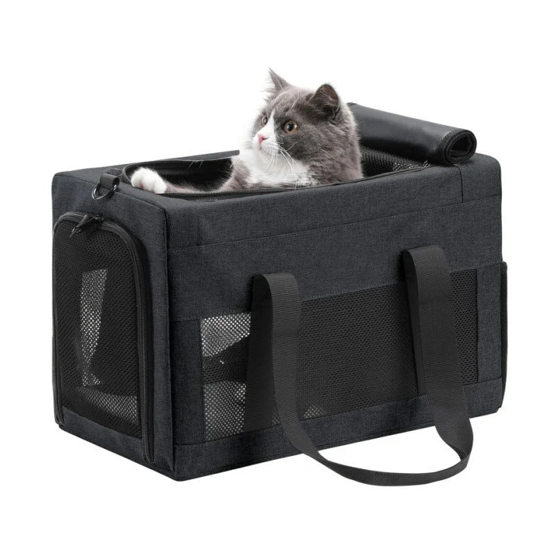 Sturdy & Breathable Pet Carrier for Small Cats & Dogs