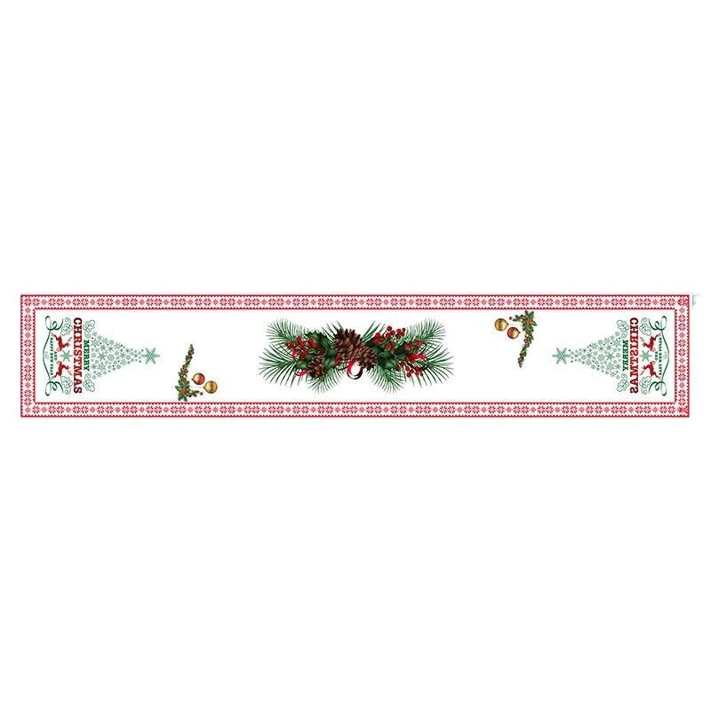 Style-1 New Year & Christmas Table Runner(33 x 180 CM)