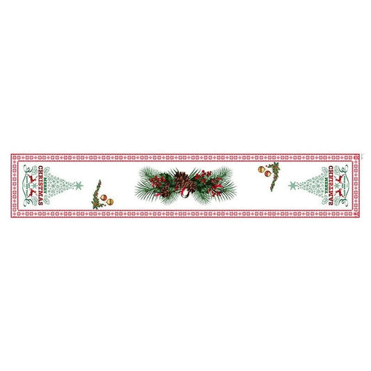 Style-1 New Year & Christmas Table Runner(33 x 180 CM)