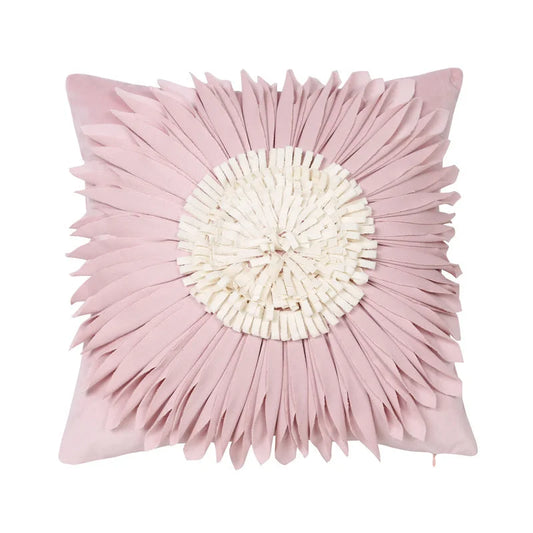 Style 1 Pink 3D Floral Cushion Covers - Modern Luxury