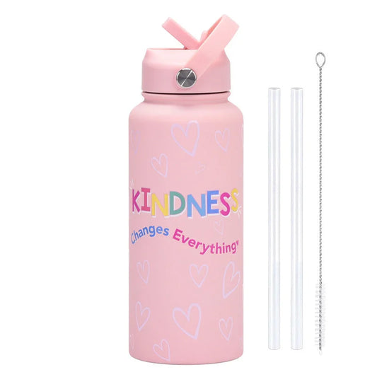 Style 11A Pink Vibrant Fun Print 1L Stainless