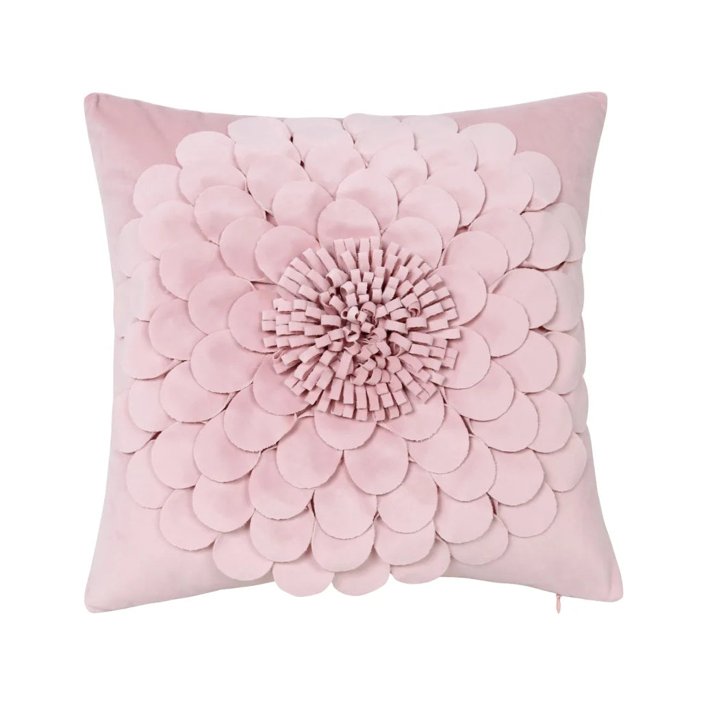 Style 2 Pink 3D Floral Cushion Covers - Modern Luxury