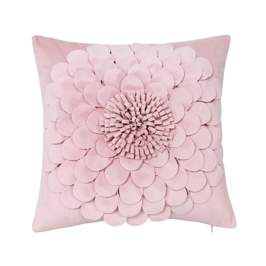 Style 2 Pink 3D Floral Cushion Covers - Modern Luxury
