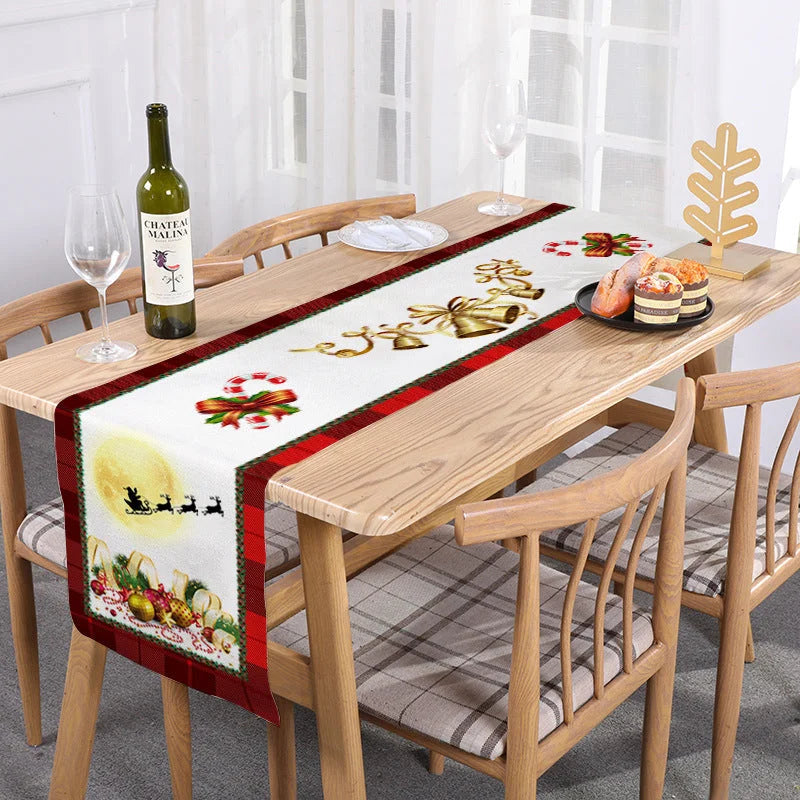 Style-6 New Year & Christmas Table Runner(33 x 180 CM)