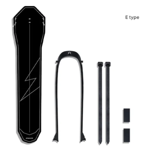 Style E Black Lightweight Bicycle Rear Mudguard